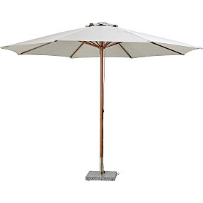 San Diego parasol med snoretræk - beige