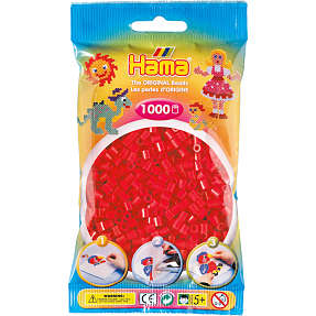 Hama 1.000 midi perler rød