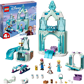 Sada Premier stave LEGO 43194 Disney Anna og Elsas Frost-vinterland Slot | Køb på Bilka.dk!