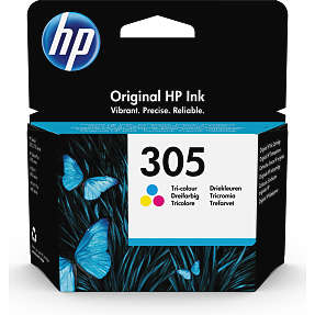 HP 305 Tri-color Original Ink Cartridge printerblæk