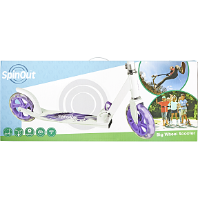 Spinout Big Wheel løbehjul - lilla