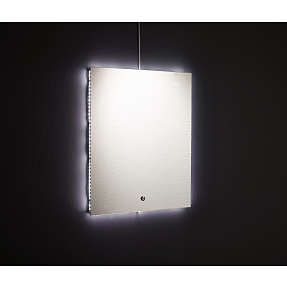 Milobad LED lysspejl 70x90 cm