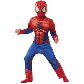 Spider-man deluxe kostume - str. 128 cm
