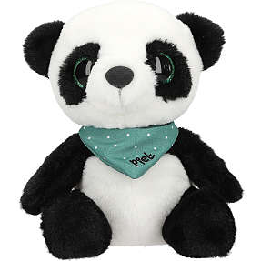 Snukis Piet pandabamse 18 cm - sort/hvid
