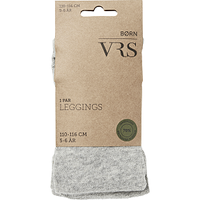 VRS børne leggings str. 5-6 år - grå