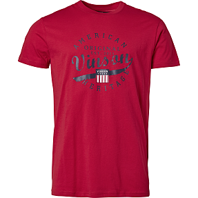 Vinson herre T-shirt str. XL - rød