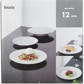 Aida Basic tallerkensæt 12 dele