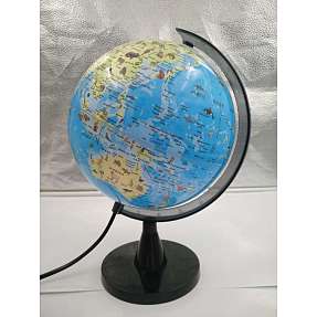 Science globus med dyr og lys