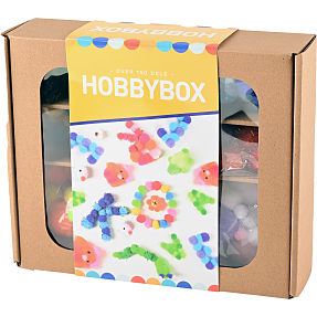 Hobby box pompom mix 150 pcs