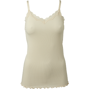 VRS dame undertrøje smal strop str. XL  - beige