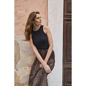 VRS dame rib tanktop str. L - sort