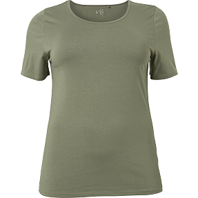 VRS dame T-shirt str. 50 - oliven