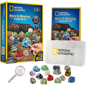 National Geographic sten- og mineral sæt
