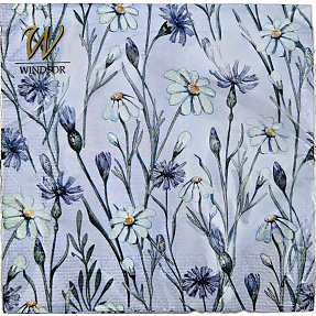 Windsor mønstrede servietter 33x33 cm 20-pak