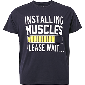 VRS herre T-shirt str. 5XL - mørkeblå