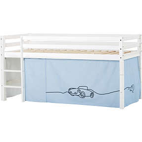 Hoppekids ECO Dream Halvhøj seng 98x208 cm - Bil