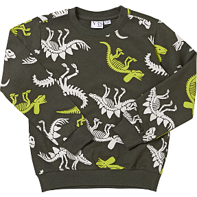 VRS børne sweatshirt str. 122/128 - grøn