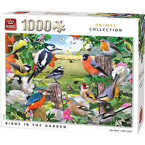 King puslespil Birds in the Garden 1000 brikker