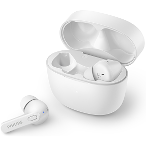 Philips TAT2206WT ægte trådløse øretelefoner med mikrofon - hvid