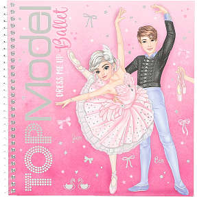 TOPModel dress me up stickerbog - ballet