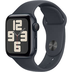 Apple Watch SE (2024) 40 mm GPS S/M - Midnight Aluminium Sport Band