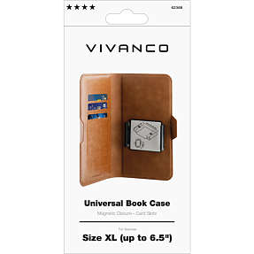 Vivanco Classic Wallet Case XL - brun