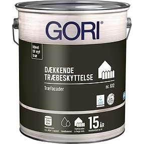 Gori 612 dækkende træbeskyttelse 5 liter - grøn umbra