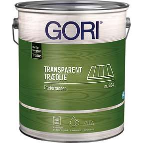 Gori 304 transparent træolie 5 liter - ibenholt