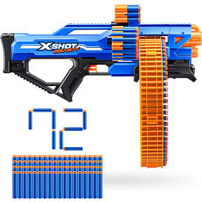 X-Shot Insanity Mad Mega Barrel blaster med 72 pile