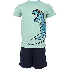 VRS børne shorts sæt str. 122/128 - mint/blå