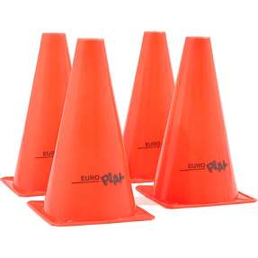 4 orange kegler - 22 cm