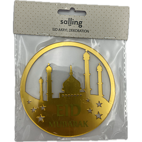 EID akryl dekoration - flere varianter - assorteret