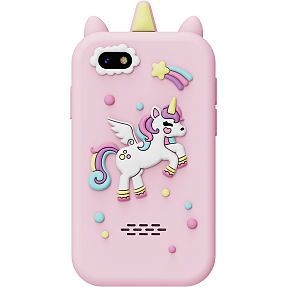 MiniLens kamera og børnetelefon - pink