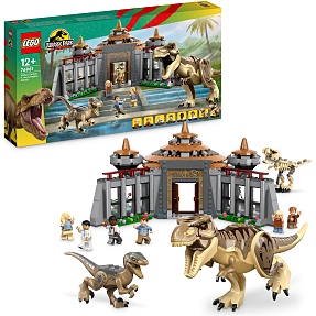 LEGO® Jurassic Park Besøgscenter: T. og raptor-angreb 76961 Køb online på br.dk!