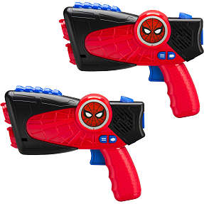 Spiderman Laser Tag pistoler med skud sensor op til 30 meter