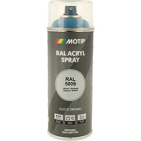 Motip Ral 5009 high gloss azure blue