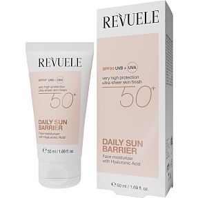 Dagcreme m. hyaluronsyre m. SPF50+