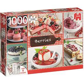 Puslespil Berries - - 1000 brikker Premium Collection Recipe puzzles