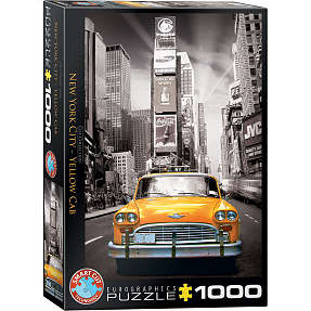 Puslespil Yellow Cab New York - 1000 brikker