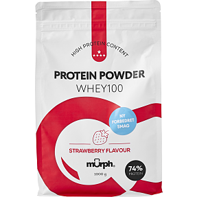 Proteinpulver m. jordbærsmag