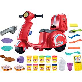 Play-Doh pizzascooter legesæt