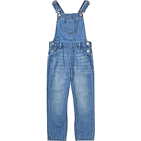 VRS børne denimheldragt str. 134 - blå