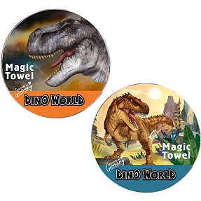 Dino world magisk vaskeklud – flere varianter - assorteret