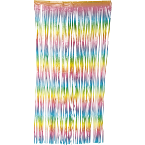Lamettagardin 90x250 cm - Multifarvet