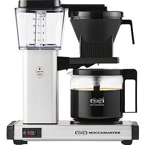 Moccamaster One Switch kaffemaskine - sølv