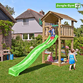 Jungle Gym Cottage legetårn ekskl. rutsjebane