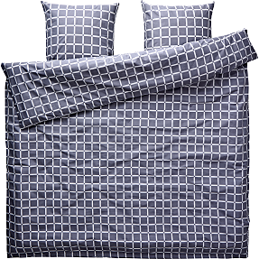 Salling sengetøj - firkant grå