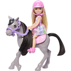 Barbie Chelsea dukke og pony