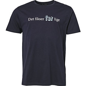 VRS herre T-shirt str. S - mørkeblå