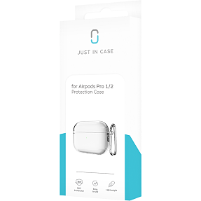 Just In Case etui til Apple AirPods Pro 1/2 - gennemsigtig